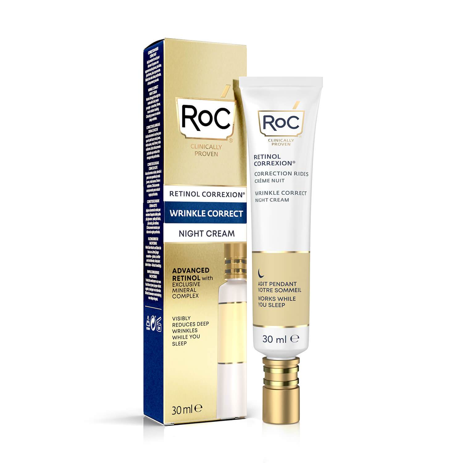 Frons Speels Ontembare RETINOL CORREXION® Wrinkle Correct Night Cream – RoC Netherlands